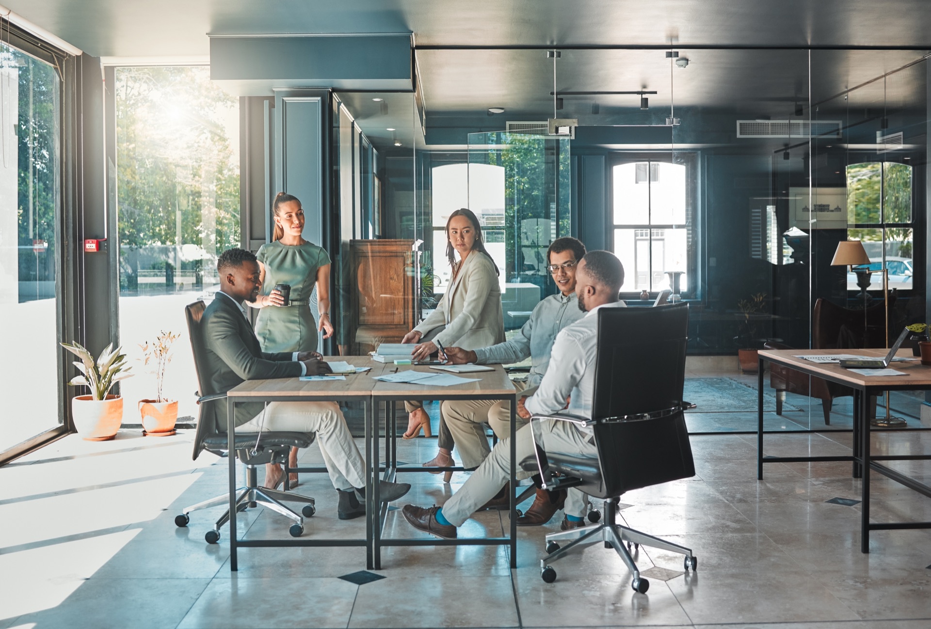 Finance team meeting